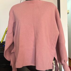 Magaschoni Mauve Cardigan Sweater